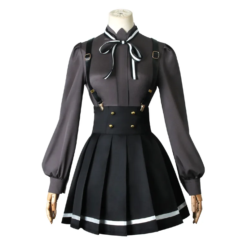 Classroom Hanazono Lily Spy Cosplay Costume Anime Wig School Uniform Spy Room Flower Garden Stockings Party Girls Women smile