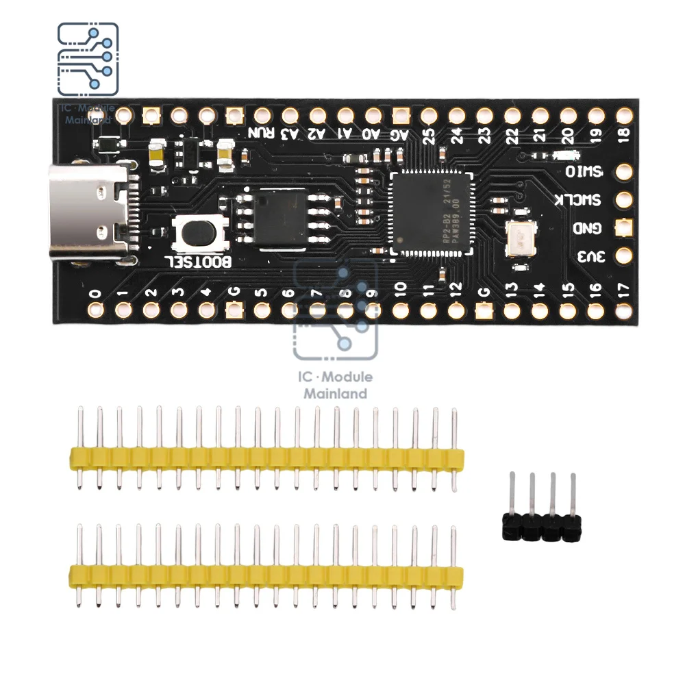 Raspberry Pi Pico with Pre-Soldered Header Microcontroller Mini Development Board Raspberry Pi RP2040 Chip for Arduino Moudle