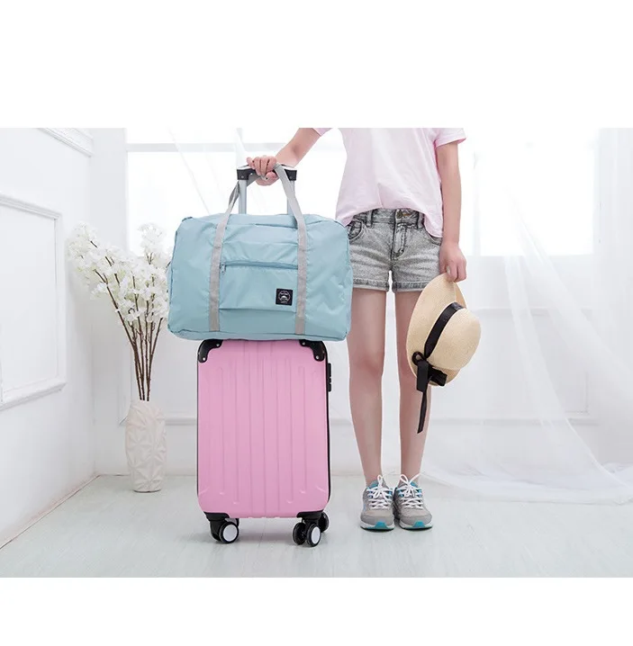 New Travel Bag 2022 Unisex Foldable Duffle Bag Large Capacity Organizers Portable Lage Bag Travel Accessories Skull Series smile
