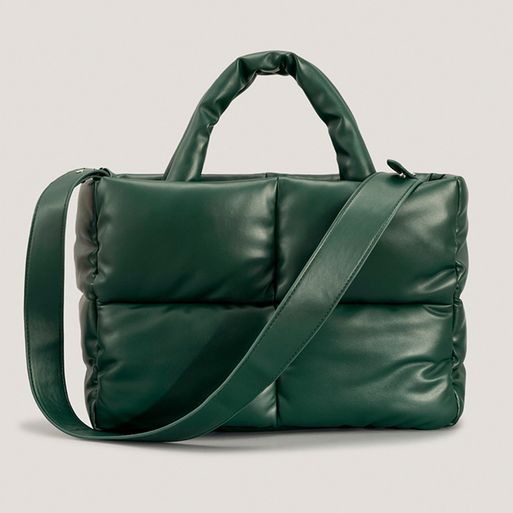 Fashion Large Tote Padded Handbags Designer Quilted Women Shoulder Bags Luxury Nylon Down Cotton Crossbody Bag Winter Purse 2023
