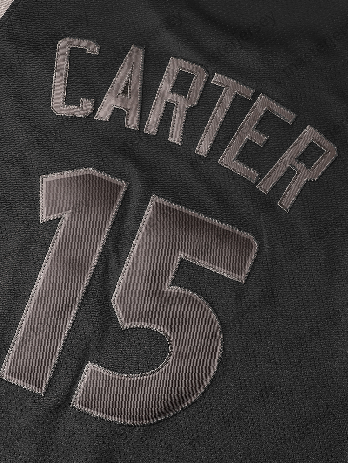 #15 CARTER Men's Basketball Jersey Sweatshirt - Embroidered Movie Mesh Letters & Numbers, Crew Neck Sleeveless Training Vest, Loose Fit Athletic 