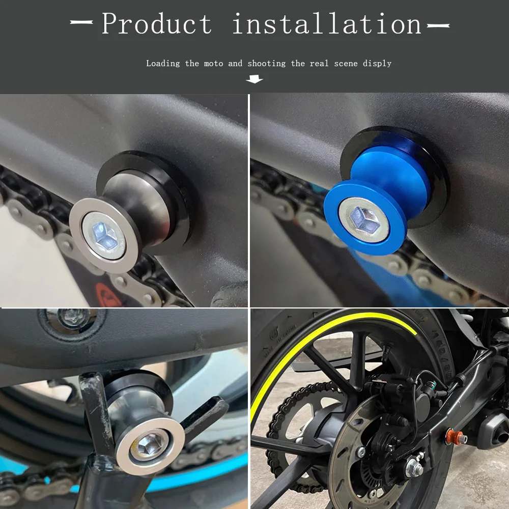 FOR YAMAHA MT09 Tracer MT-09 SP 2017-2023 2020 2022 Motorcycle Accessories Swingarm Slider Spools Accessories 6MM Stand Screws