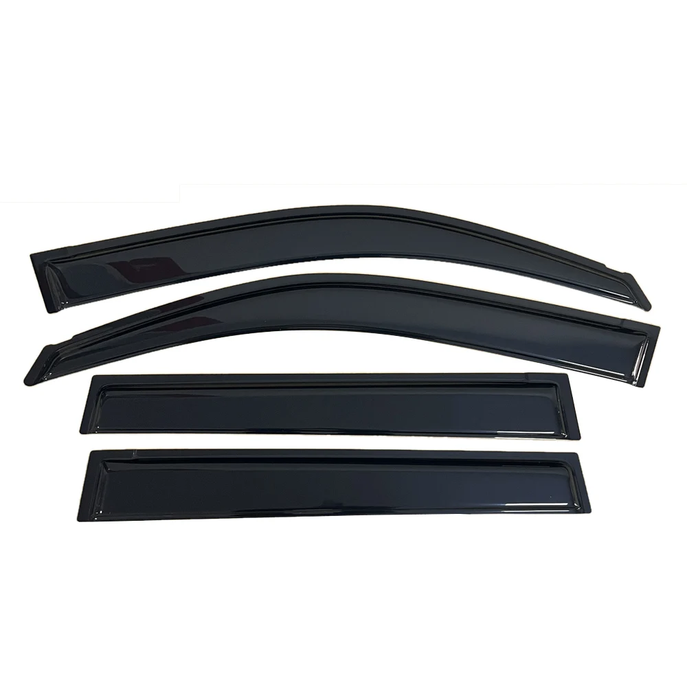 Toyota Cruiser For Land Prado J150 J120 J90 J70 Black Tinted Car Side Window Visor ddmysmile Guard Vent Awnings Shelters Door Ventvisor Smile