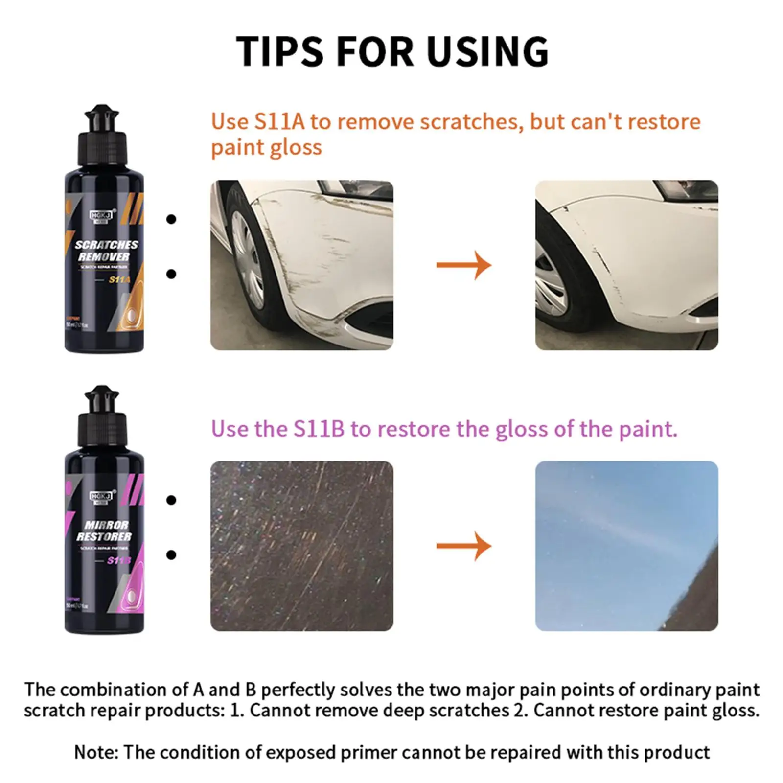 300ml Car Glass Scratch Repair Removal Kit Hydrophobic Nano Coating Scratch Repair Agent Car Paint Care Carcked Repair Liquid