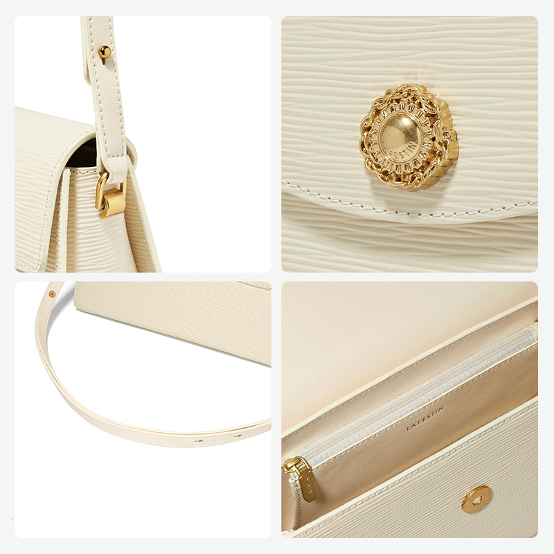 New Trendy Ladies Shoulder Bag Retro Simple Messenger Fashionable Underarm Designer Handbag Patent Leather Cover Style BagVoyage