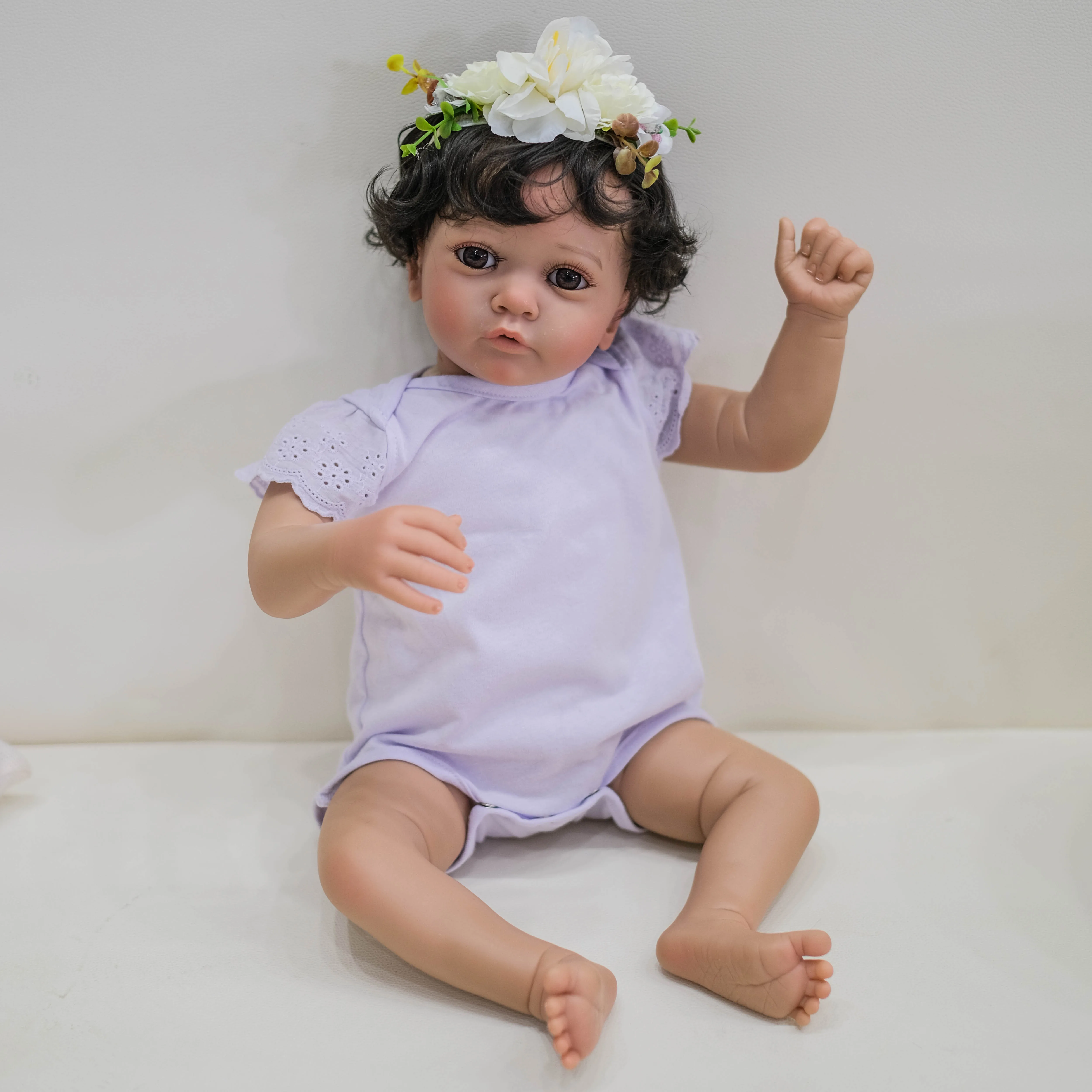 NPK 23inch Reborn Toddler Doll New Popular new Ayana Hand Root Hair 3D Skin Visible 2025 Veins High Quality Art Doll