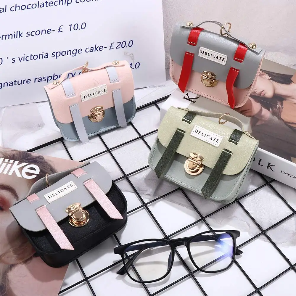 For Children Wallet Portable Girls Key Ring Pendant Card Holder Coin Purse Handbag Keychain Mini Coin Bag Earphone Storage ddmysmile Bag Smile