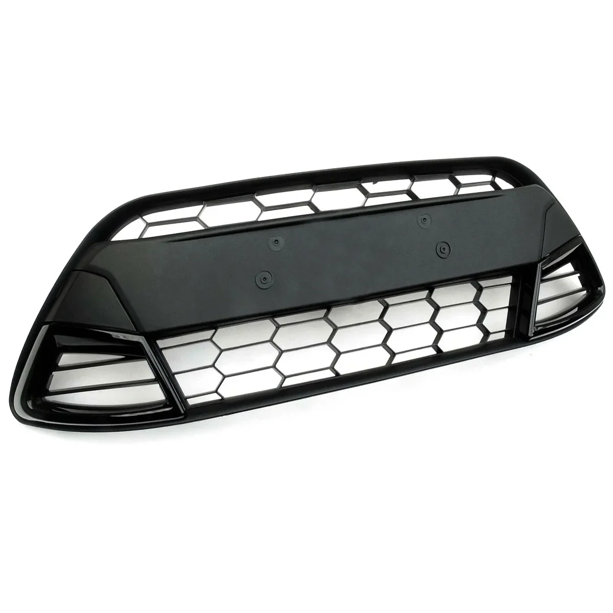 RM-CAR Car Front Bumper Grill Lower Grille For Ford Fiesta MK7 2008 2009 2010 2011 2012 2013 Centre Grille Mesh Panel Grill