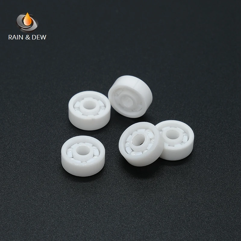 1Pcs Zirconia Ceramic Bearing ABEC-9 3x10x4 5x11x4 3x8x4 5x10x4 4x9x4 3x6x2.5 4x7x2.5 5x8x2.5 5x9x3 4x10x4 6x10x3 7x11x3 6x12x4