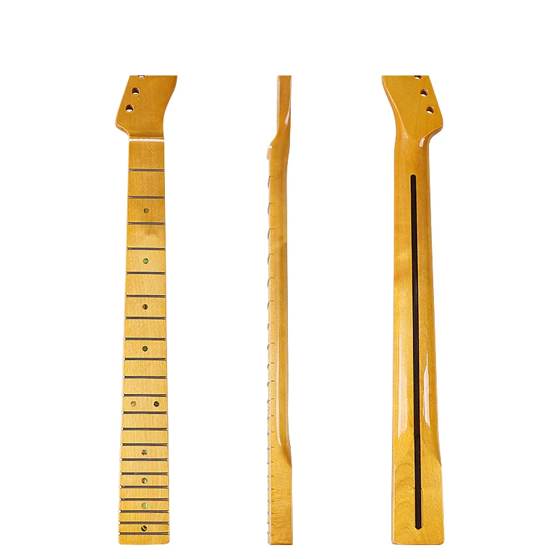 Guitar Neck Canada Maple Electric Guitar Neck 6 Strings Guitar Arm Glossy 21 Frets 22 Frets 5.65cm Heel Width