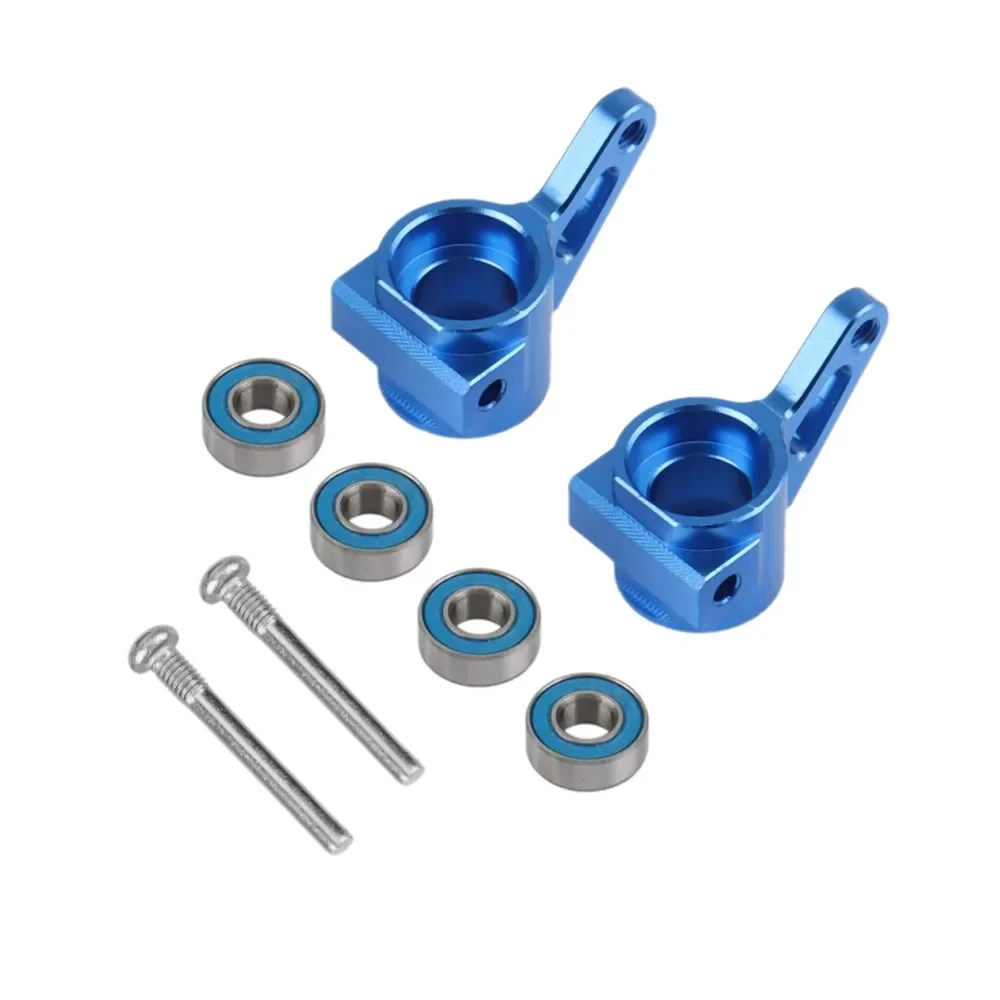 Metal Front Caster Block Steering Blocks Rear Stub Axle Carriers for 1/10 Traxxas Slash 2WD VXL Rustler Stampede Bandit RC Car