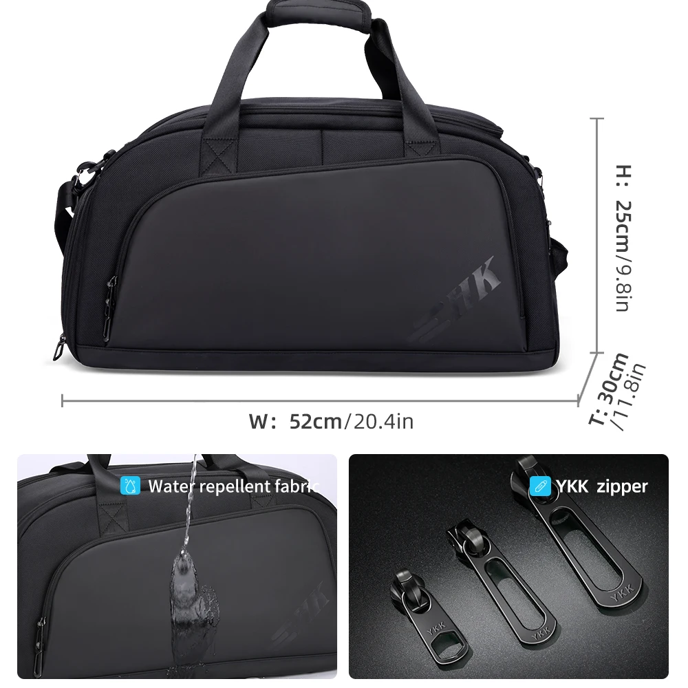 Men's Travel Backpack HcanKcan Suitcases Large Capacity Laptop Packs Portable Duffle Bag Valise Voyage Feminina Pack YKK Zipper smile