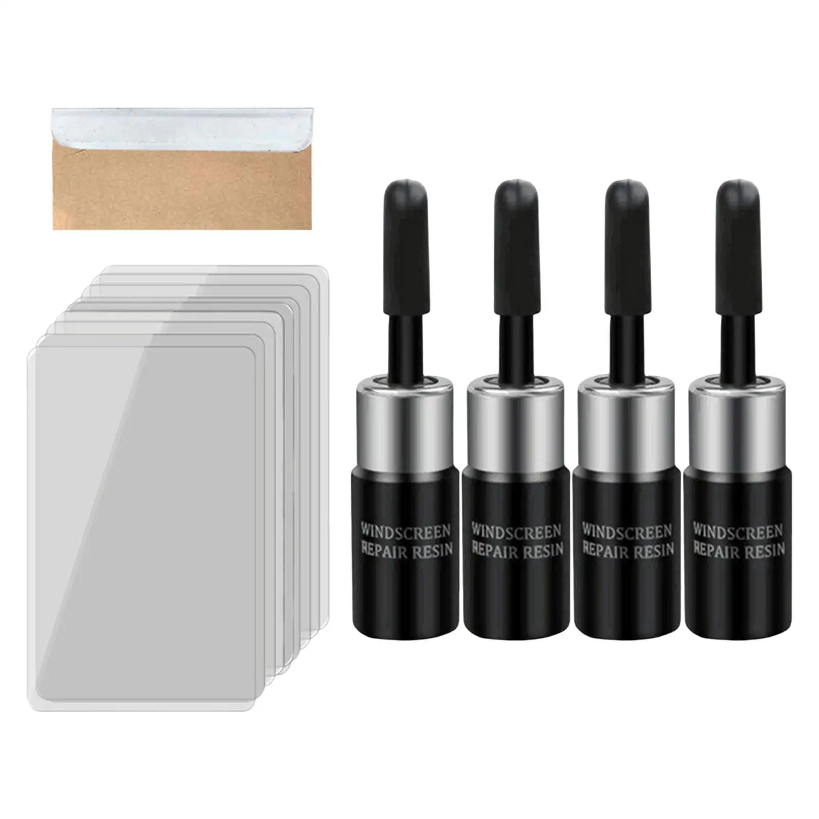 Windshield Crack Repair Scratch Chip Cracks Repairing Window Glass Set Automotive Nano Filler