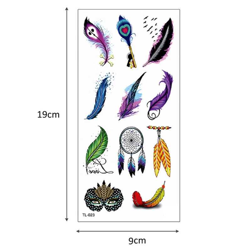 Red Rose Tattoo Flower New Fashion Waterproof Temporary Tattoo Sticker Tattoo Girl Tattoo Woman False Fingernail Flower W241109