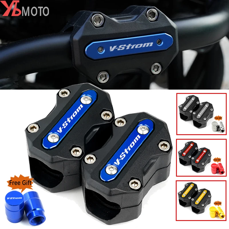 v strom 650 dl Crash Bars Engine Bumper Protective Block For Suzuki Vstrom 650 1000 v-strom 1050 xt DL650 DL1000 dl250 vstrom650