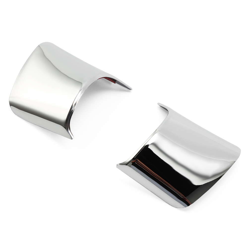 ABS Chrome trim steering wheel cover sticker case for Ford Focus Kuga auto accessories 5