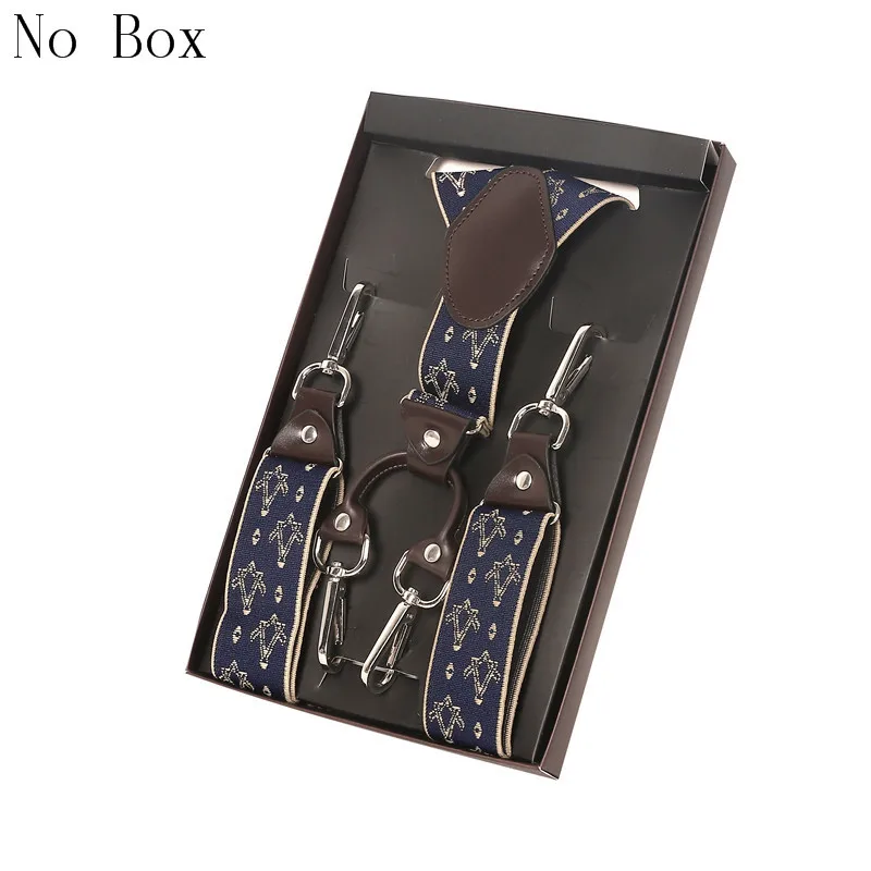 Hook Suspenders Man's 4 Braces Elastic Adjustable Suspensorio Bretelles Tirantes Casual Trousers ligas cowboy's Gift smile