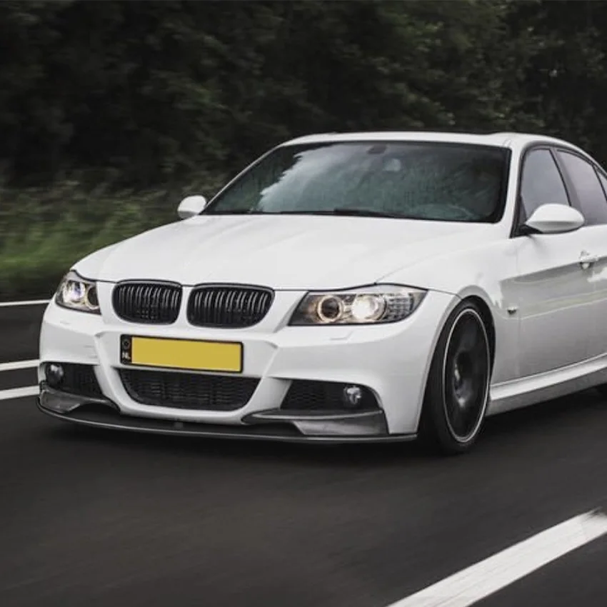 For BMW 3 Series E90 E91 LCI M Sport 2009-2012 Car Front Bumper Lip Spoiler Diffuser Splitters Body Kit Aprons Cover Guard Trim