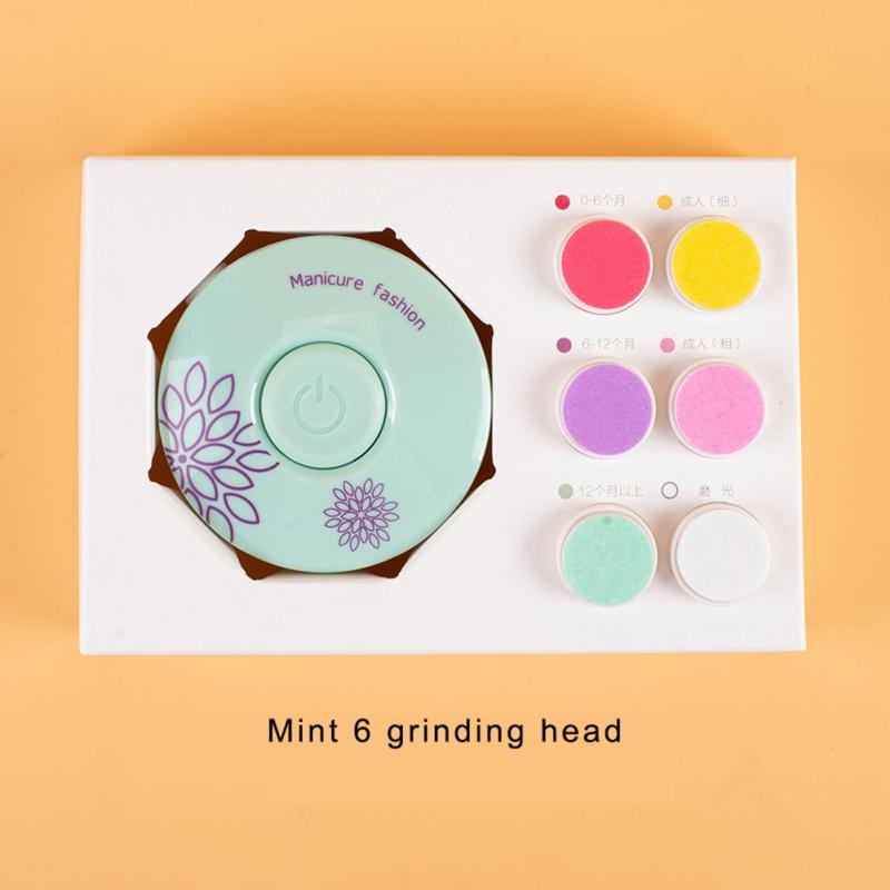 Trimmer Electric Nail Baby Kids Nail Polisher Manicure Set Newborn Infants Toddler Fingernail Clipper Cutter File Kit Care Tool smile