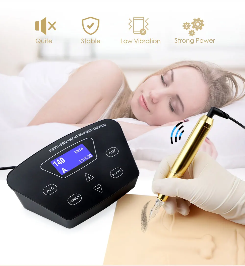 Permanent Hine ddmysmile BMX Microblading Makeup Hine Kit For Eyebrow Lip Tattoo Digital Pen MTS Beauty Supply Smile