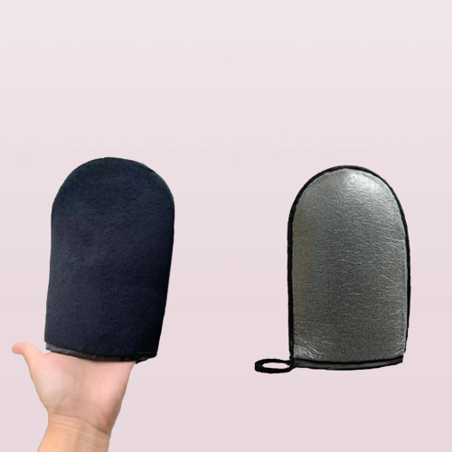 Reusable Bath Scrubbers Exfoliating Mitts Self Tanning Mitt Applicator Elastic Wrist Sunless Washable Tanner Mitts Glove Cream Lot