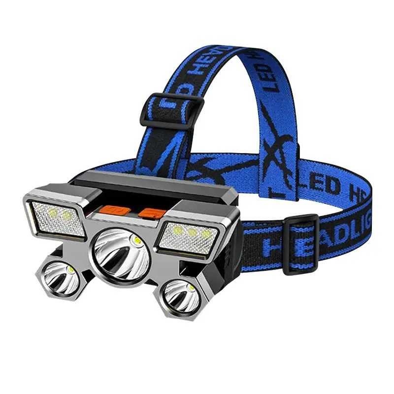 Powerful Rechargeable Head Flashlight for Fishing Led Headlamp Nitecore Camping Headlights Hunting Torch Hiking Front LanternsLX241109