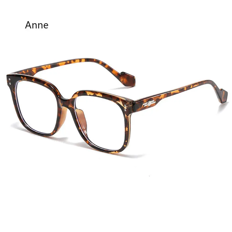 Blue ddmysmile Anti Myopia Glasses Light Green Leopard Print Myopia Optical Eyeglasses With Short-Sight Blue Light Blocking Glasses Gafas Smile