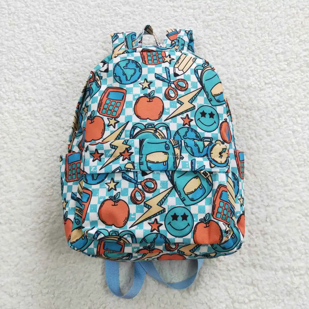 Kids Western Wholesale Children Apple Flower Backpack Travel Daypack Toddler ddmysmile Outdoor Portable Teen Girl Kids Floral School Bag Smile