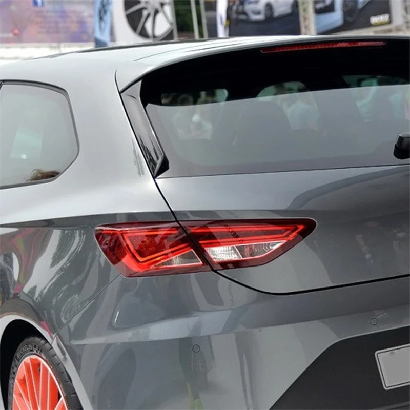 For SEAT LEON 5F FR (Five-door) 2013-2021 Rear Window Side Spoiler Wing Car Styling Auto canards Splitter tail Window Wings