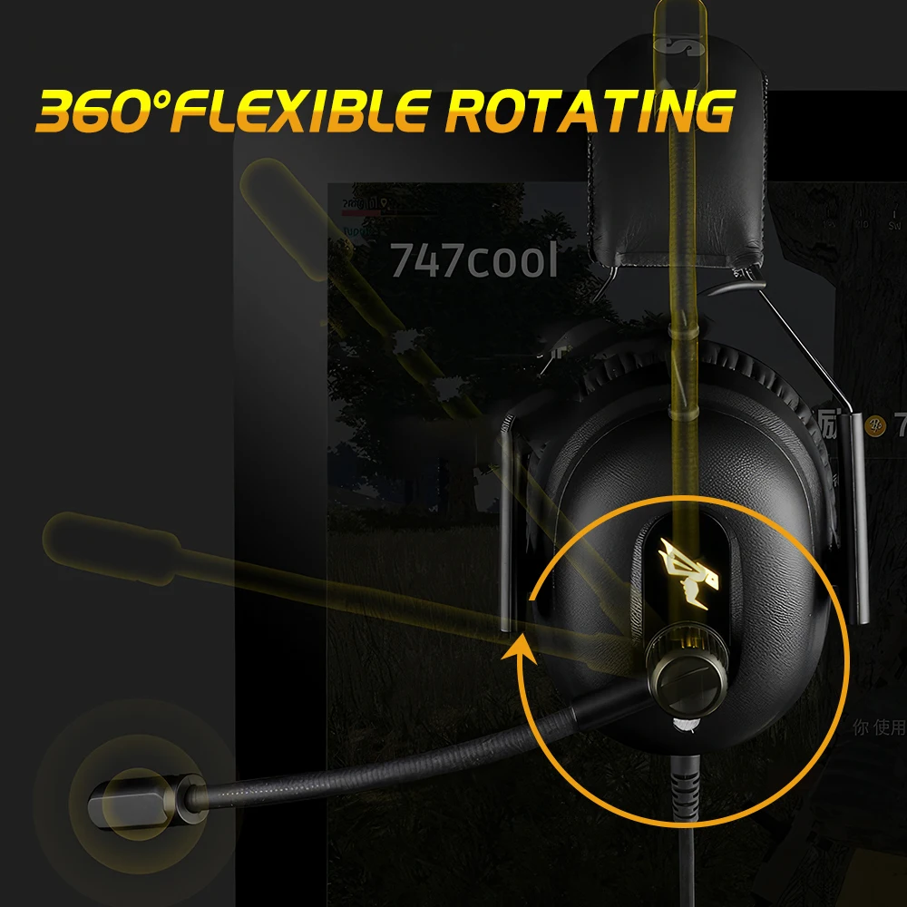 G936n 7.1 ddmysmile Surround Somic/Mpow Sound Gaming Headset For Ps5/Ps4/Pc Computer Gamer Noise Cancelling Mic Usb/3.5Mm Wired Headphone Smile