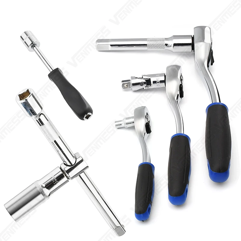Mechanics Tool Set Socket Wrench Set,Auto Repair Hand Tool Kit Wrench Tool Box Set with Plastic Storage Case