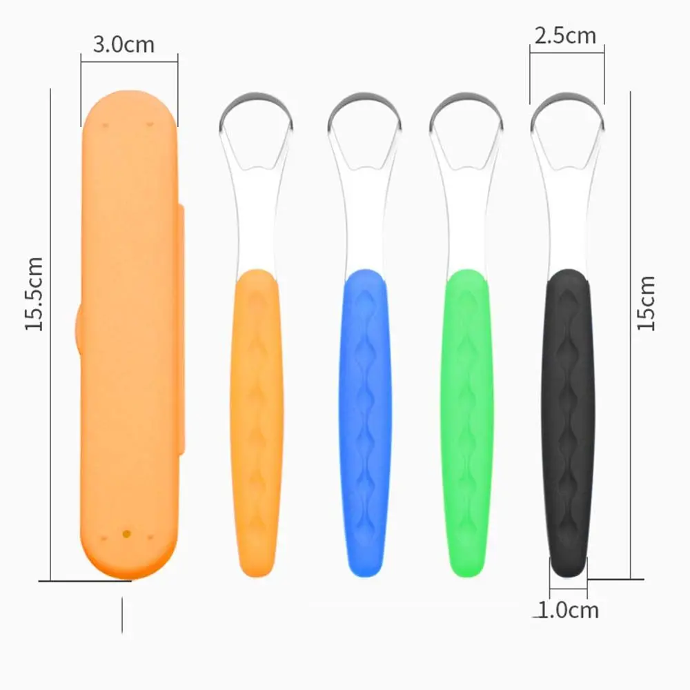 fffdb Oral Care Fresh Durable Tools Breath Hygiene Health With Travel Case Tongue Brush Dental Scraper Cleaner