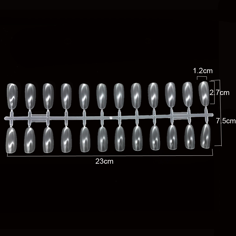 5pcs 120 Tips Full Nail Art Tips False Nail Practice Display Set Capsule Ongle Transparent Polish Gel Tool Color Showing Display