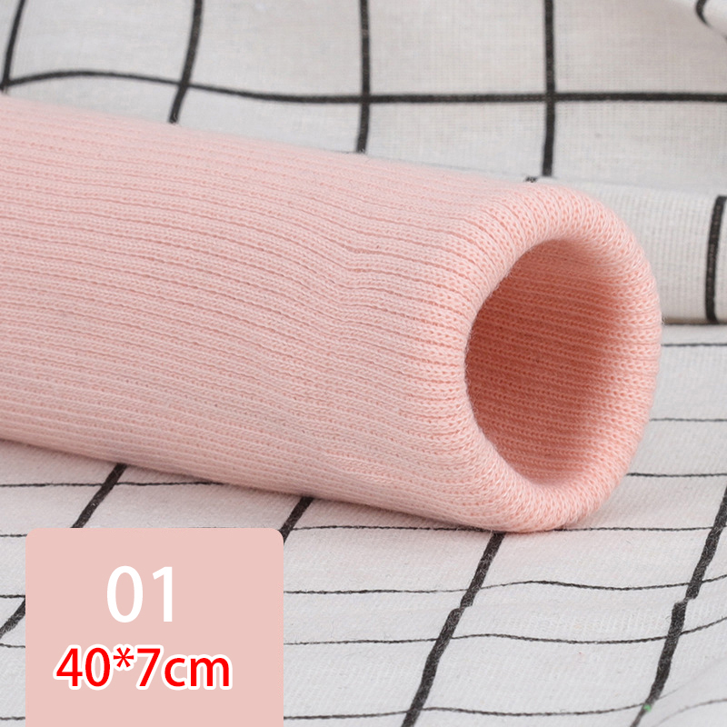 23 Colors Cuffs For Clothes Diy Clothing Cuff Stretchy Threaded Knitted Rib Fabric Jacket Cuff