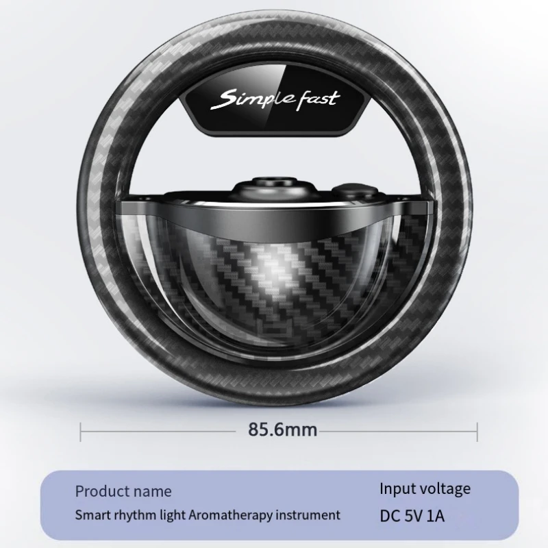 Smart Car spray Aromatherapy Machine Air conditioner Outlet Ornament Automatic Sensor Lamp RGB Vapor Universal Car Air Freshener
