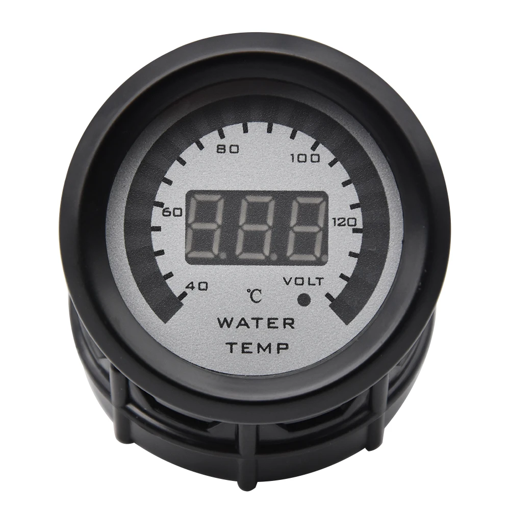 52MM Car Digital Gauge LCD Display Oil Pressure Voltmeter Water Temp Meter With Sensor Air Fuel Ratio Tachometer Boost Meter