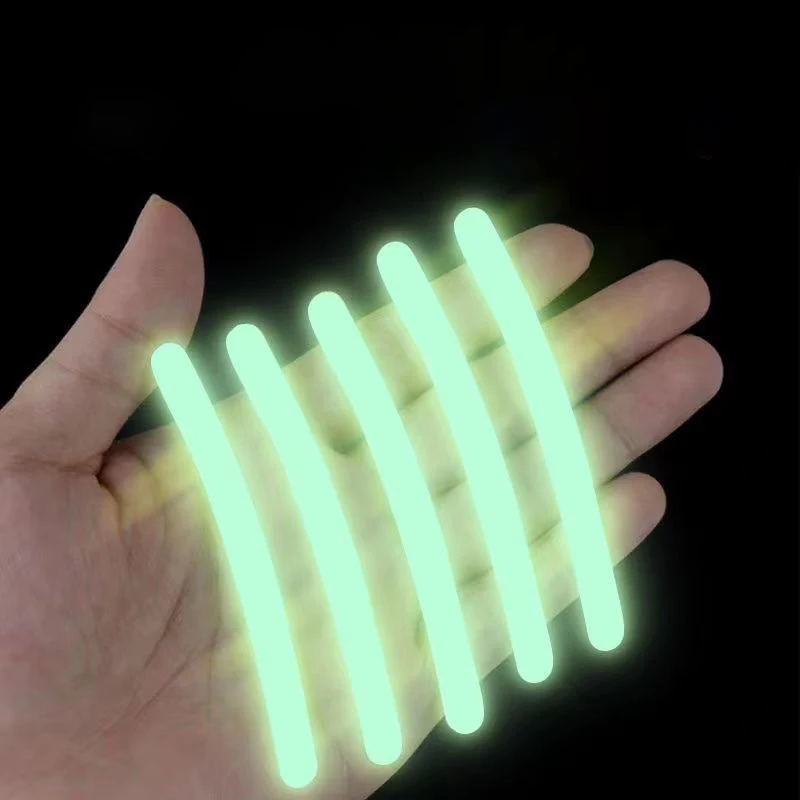 20pcs Strong Self-Adhesive Reflective Strips Bumper Wheel Hub Sticker Warning Safety Scratch Protector Cover Decorative Rim Car