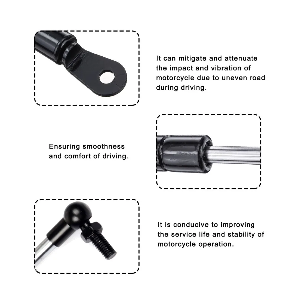 Motorcycle Struts Arms Lift Supports Shock Absorbers Lift Seat For Yamaha TMAX530 T MAX TMAX 500 530 T-MAX530 2012-2018 2017