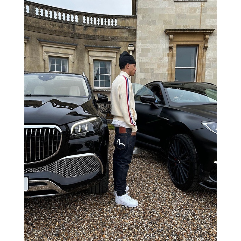 Men's short jacket, hip-hop embroidered letter stand up collar zipper cardigan, knitted sweater jacket