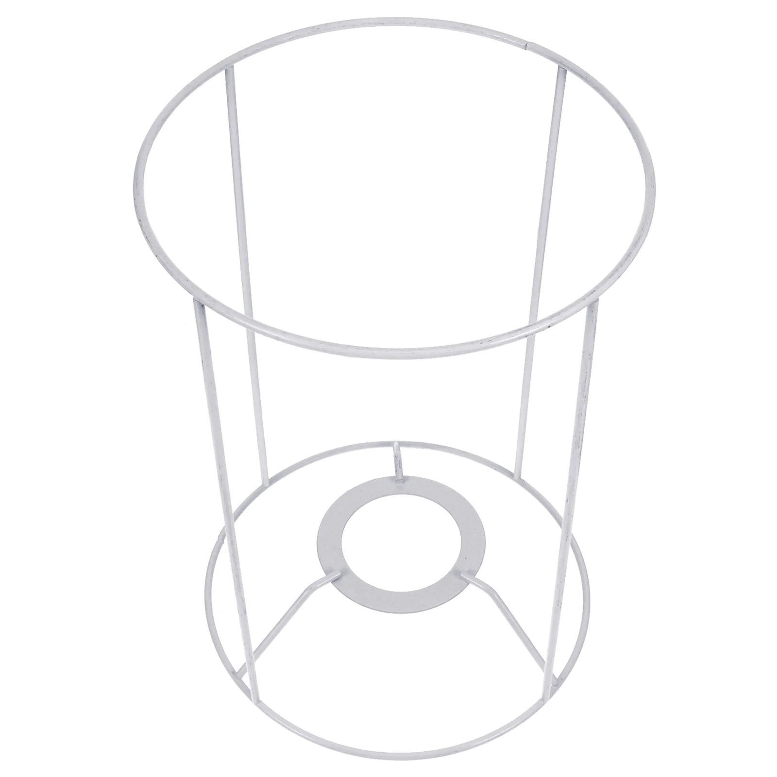 Homemade Lampshade Frame Wire Ring Chandelier Bracket Ceiling Light Lighting Cage Vintage Metal Bulb Guard DIY Plafond for