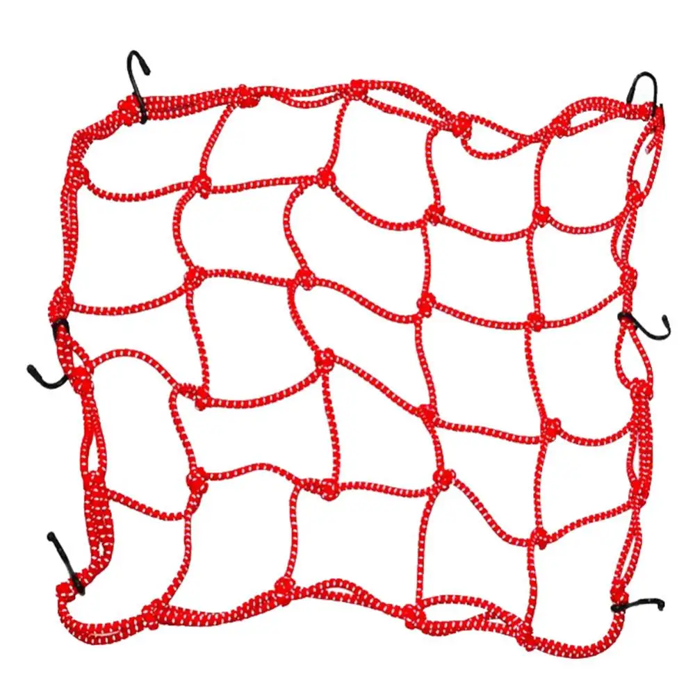 Bungee Net 30x30cm 40x40cm Motorcycle Reflective Helmet Rope Cord Luggage Cargo