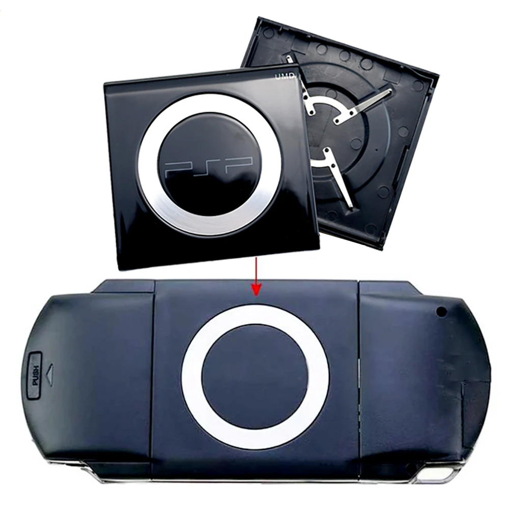 For Yuxi PSP 1Pcs 2000 Game Console ddmysmile Back Cover Protective UMD Reading Disc Shell For Psp2000 Replacement Accessories Smile