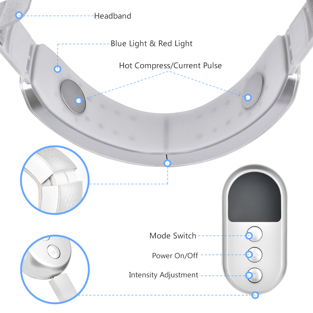 Massager Devices Face Lift Bandage Double Chin Remover Microcurrents LED Therapy Beauty Appliances Wrinkle Face Tapes hine smile