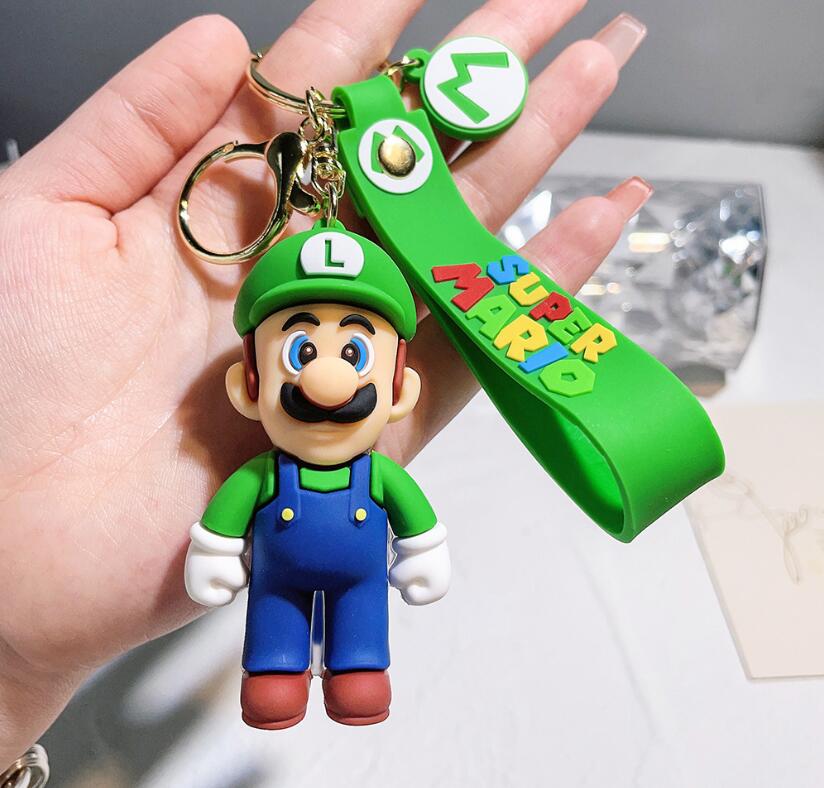 Fashion 3D Keychain Backpack Ornament Soft Car key Ring Gifts 32123