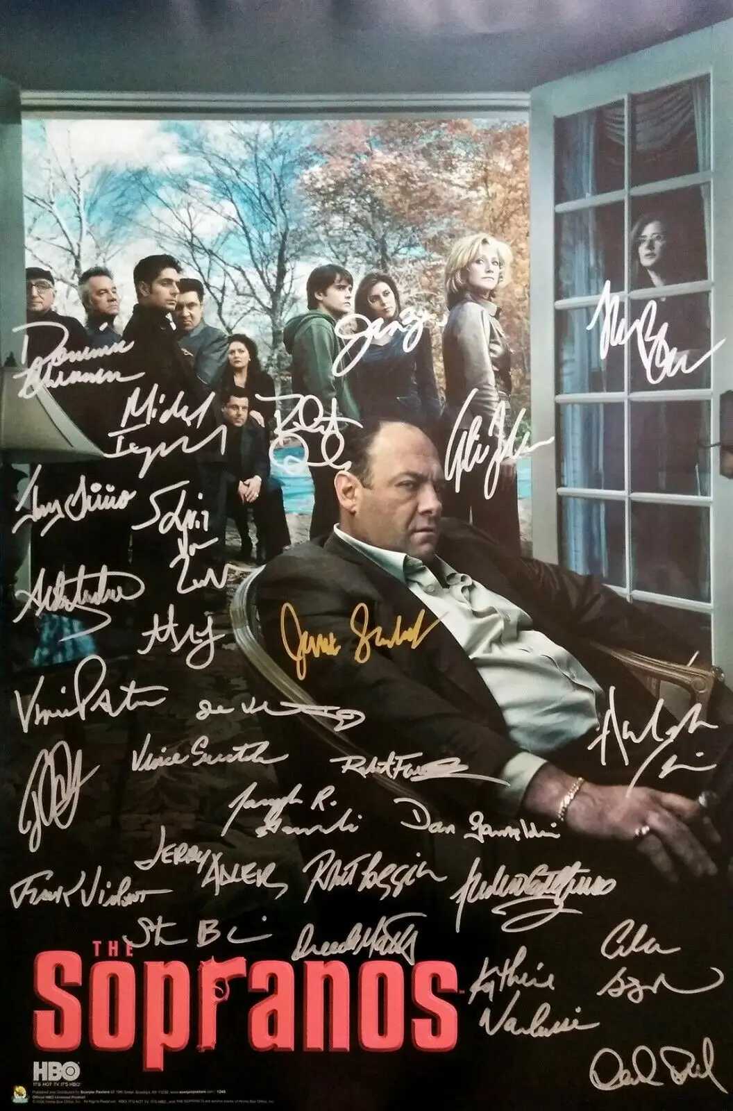 SOPRANOS FINAL SEASON Signed Photo Art Film Print Silk Poster for Your Home Wall Decor 24x36 inches W241109