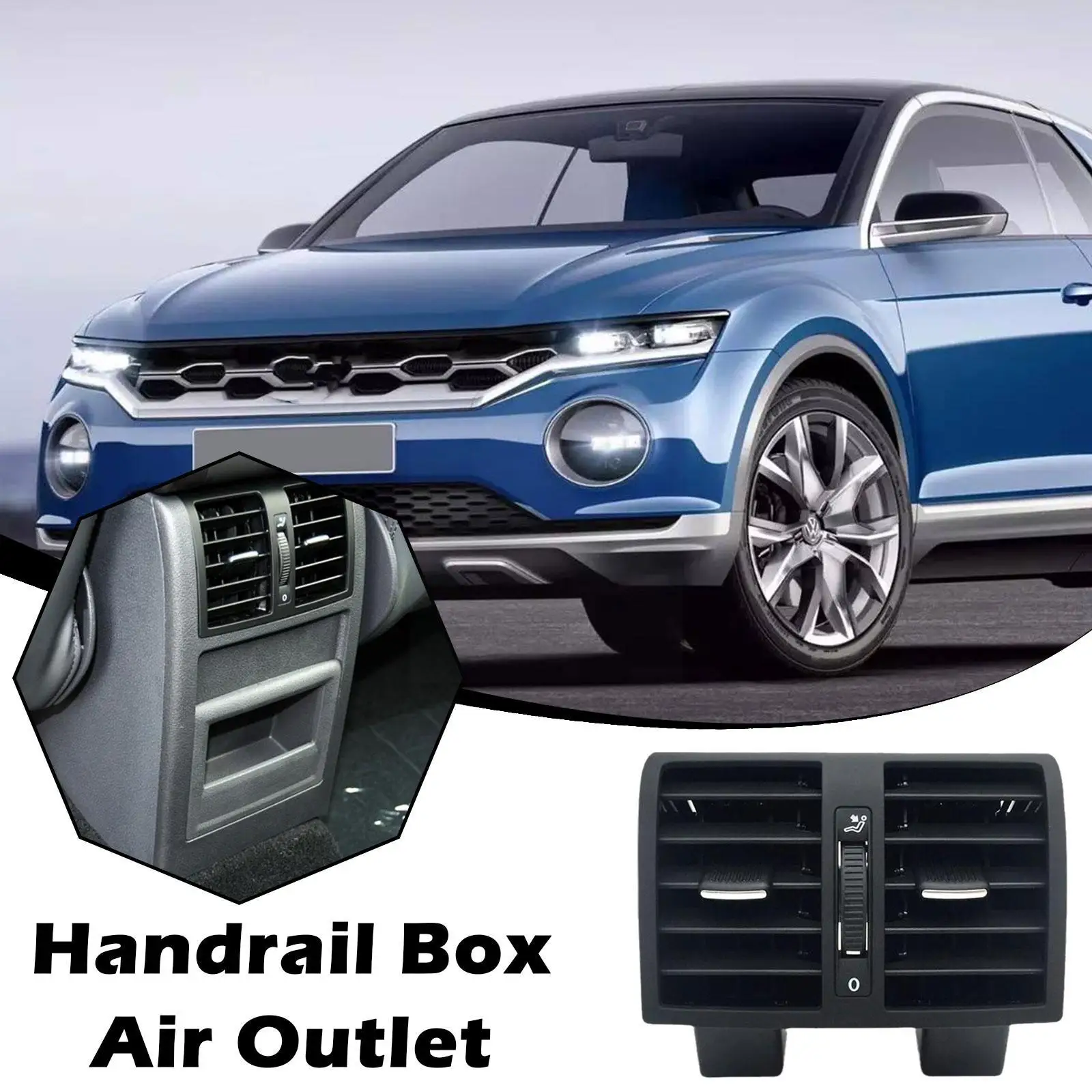 Car Air Conditioning Rear Air Vent Replacement Parts Rear Air Conditioning Outlet Vent For VW Touran 2003-2015 Caddy 2004-2 C8X1