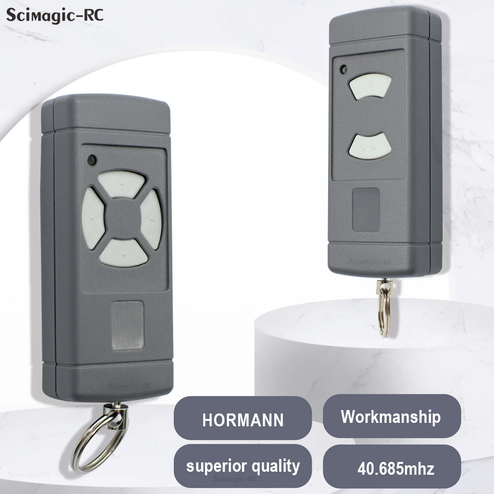 HORMANN 40.685 new mhz HS4 HSM4 HSE2 HSE4 2025 Garage Door Remote Control Duplicator HORMANN All Grey Button
