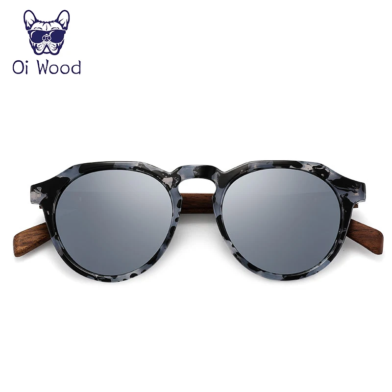 Wood Sunglasses Men s Oi Women Sun Glasses Walnut Round Eyeglasses Red LensTortoise Shell Frames