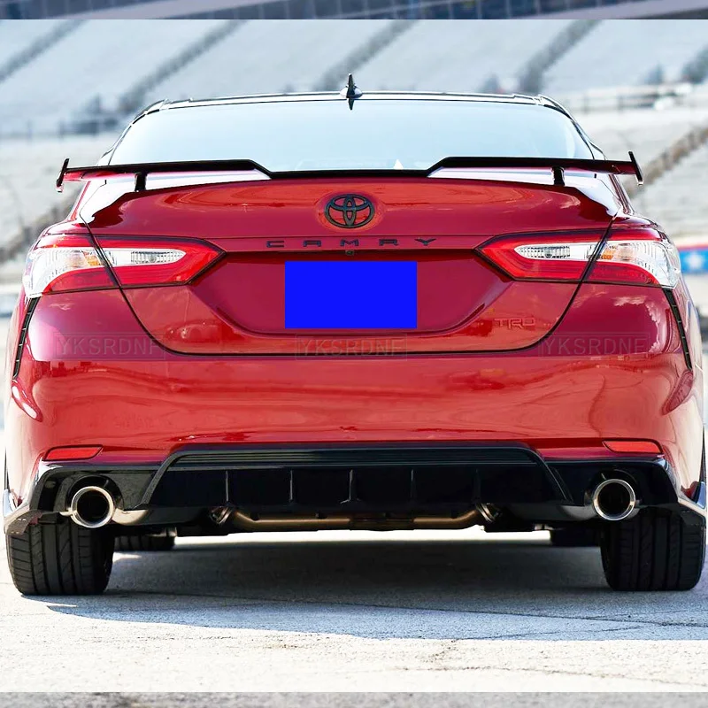 TRD Style ABS Plastic Unpainted Primer Color Rear Spoiler Trunk Boot Wing Lip Spoiler For toyota Camry 2018 2019 2020