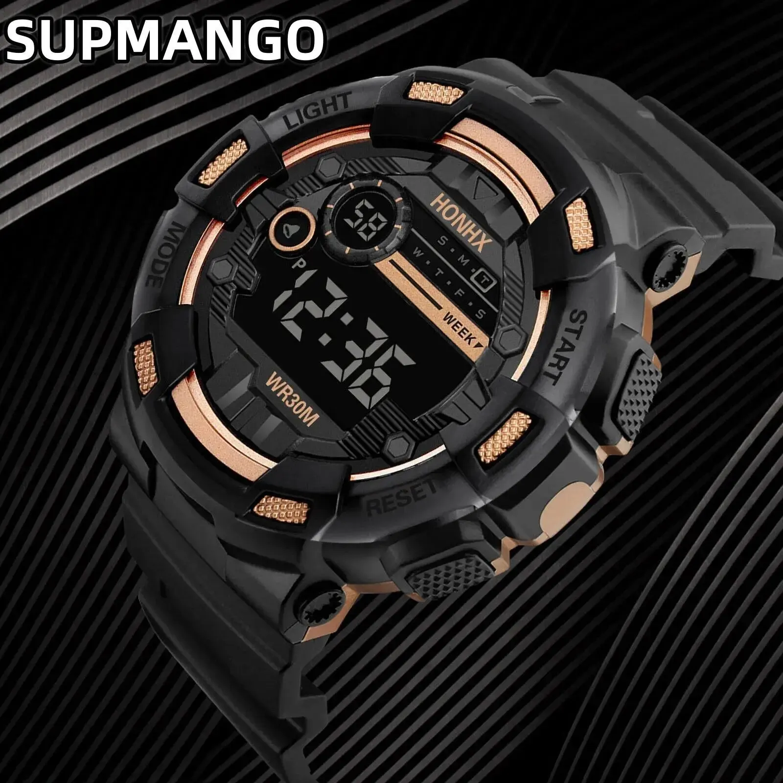719 Kids Sport Watches LED Digital Watches for Children Silicone new Strap Wristwatch Student 2025 Girl Boy Clock